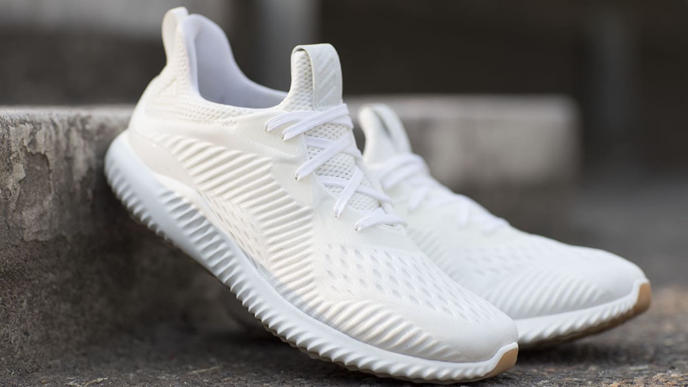 adidas bounce all white