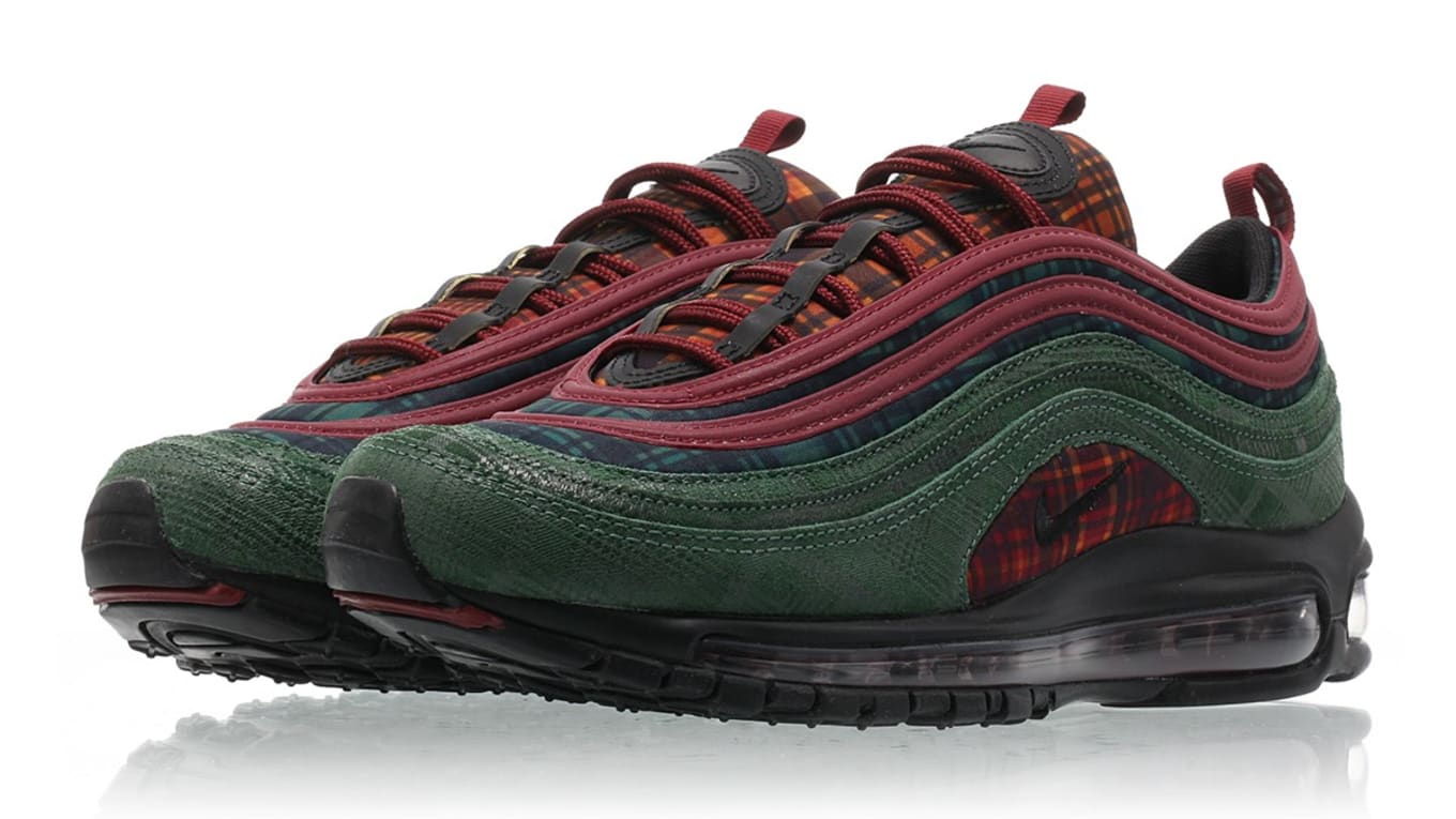 nike air max 97 green and red