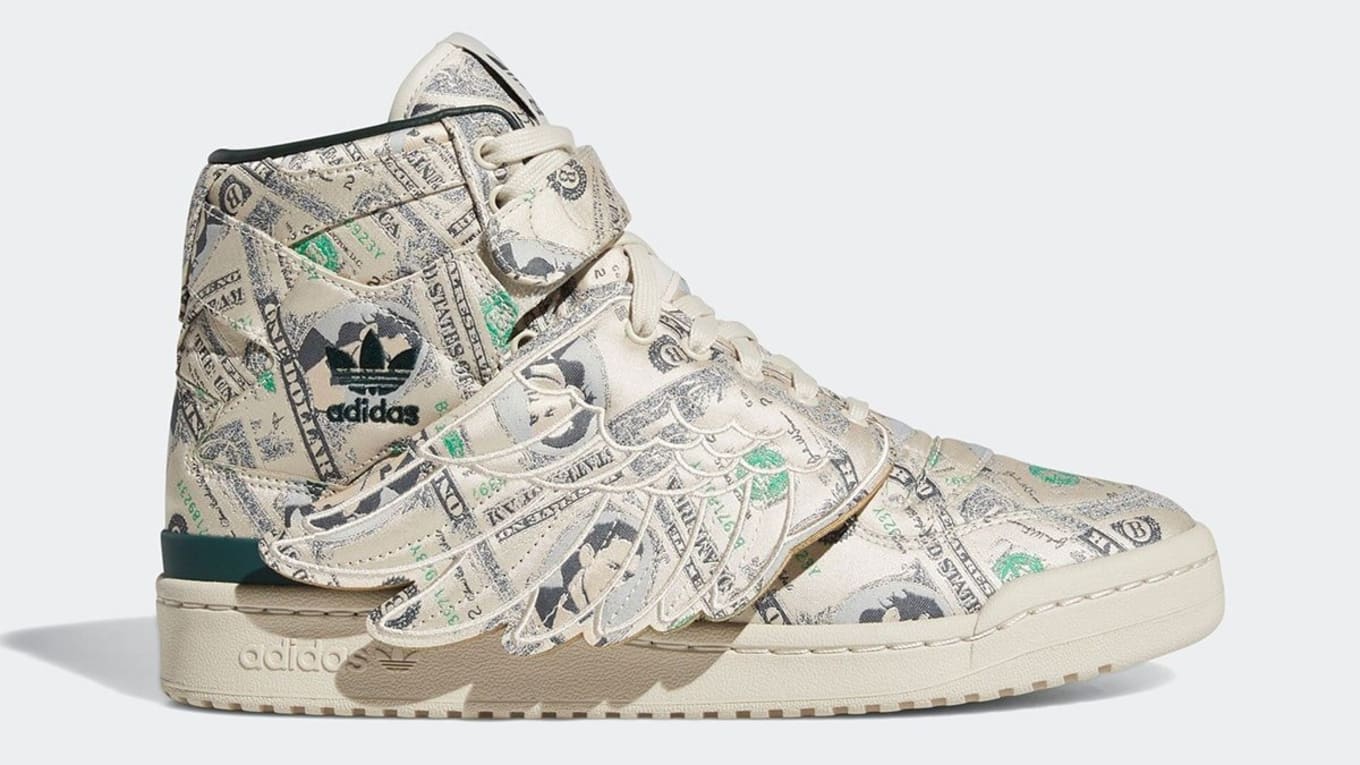 Sabor gradualmente nacido Jeremy Scott x Adidas Forum Hi Wings 'Money' Collab Release Date Q46154 |  Sole Collector