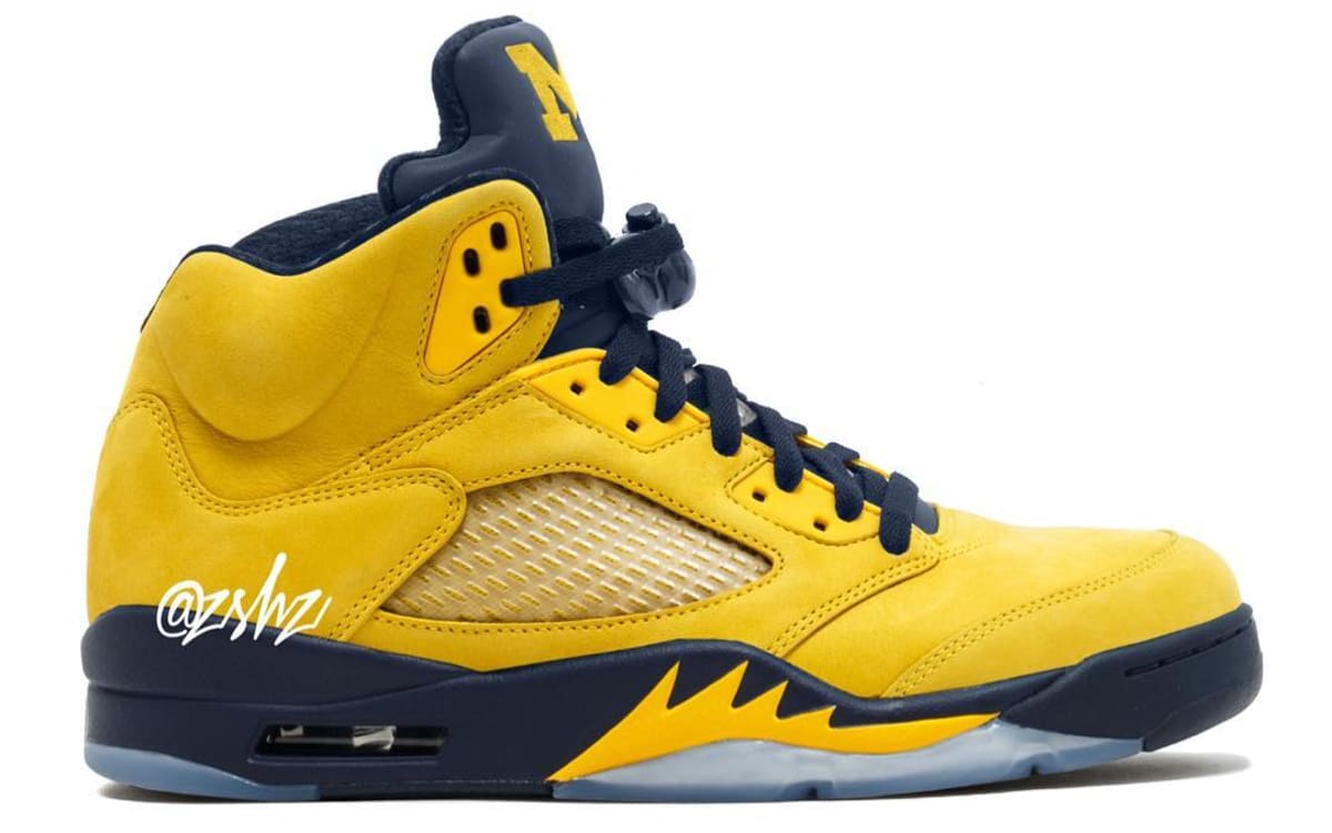 jordan retro 5 michigan