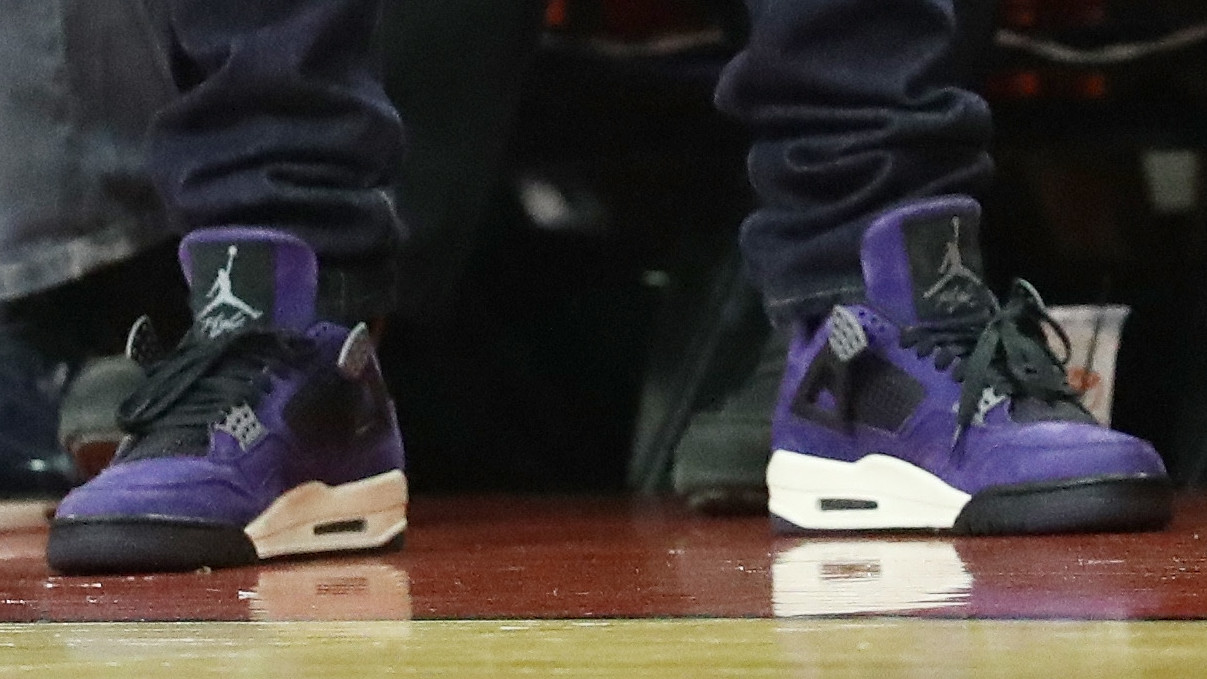 travis scott jordan 4 cool grey