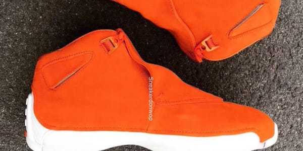 orange jordan 18
