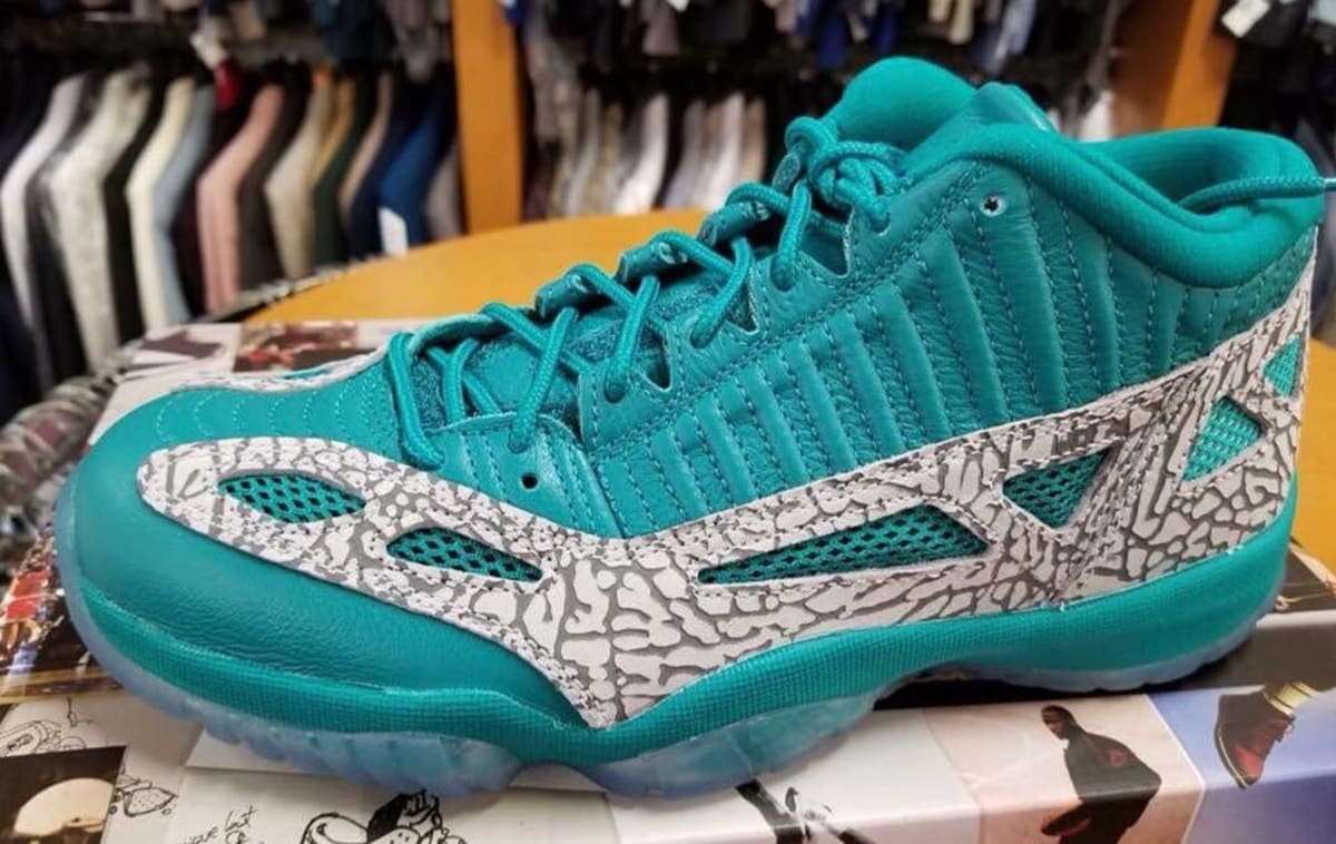 jordan 11 low turquoise