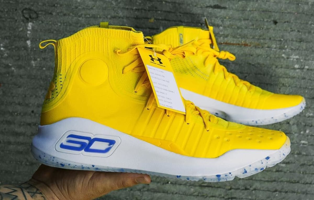 curry 4 shoes blue