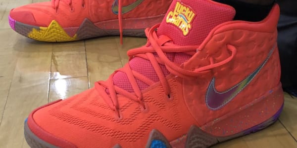 Kyrie 4 lucky charms size 8 clearance