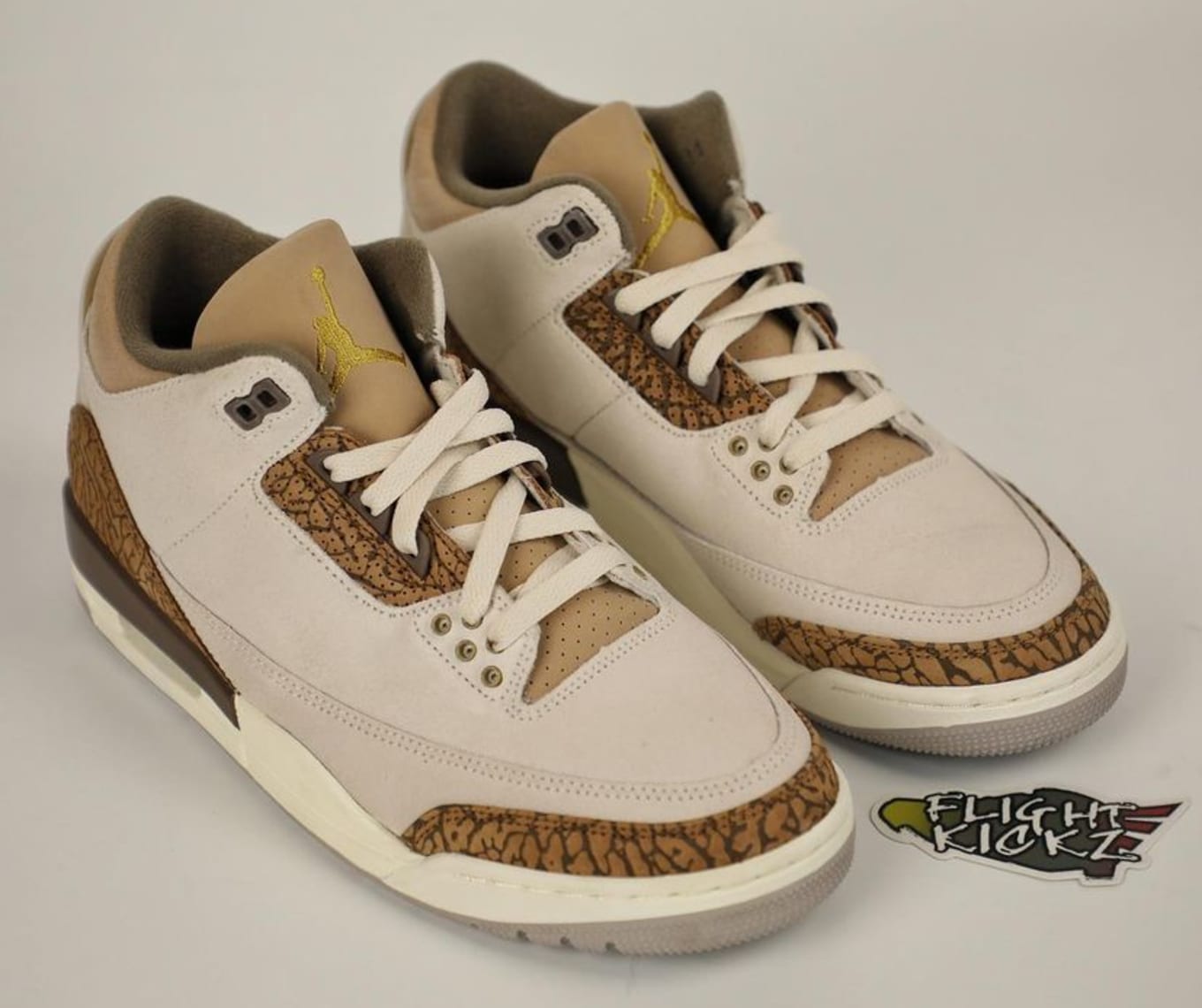 air jordan 3 white and brown