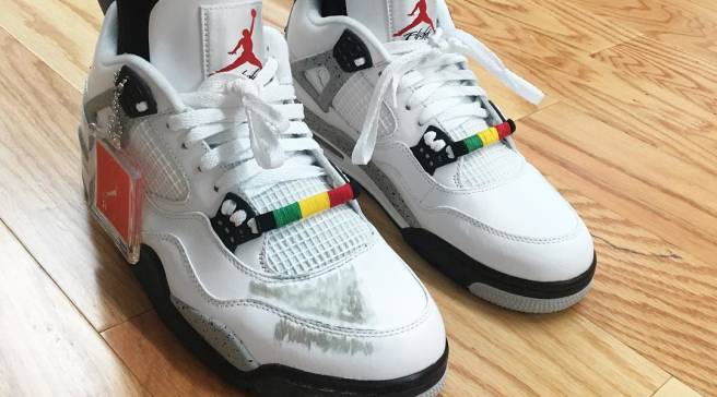 Jordan 4 white cement history Outlet