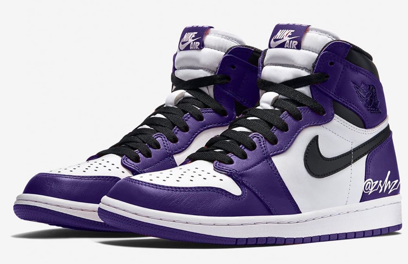 jordan 1 purple white black