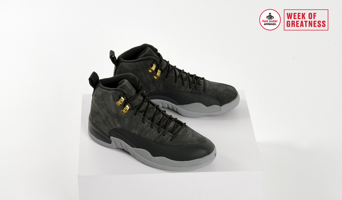 jordan 12 dark grey footlocker