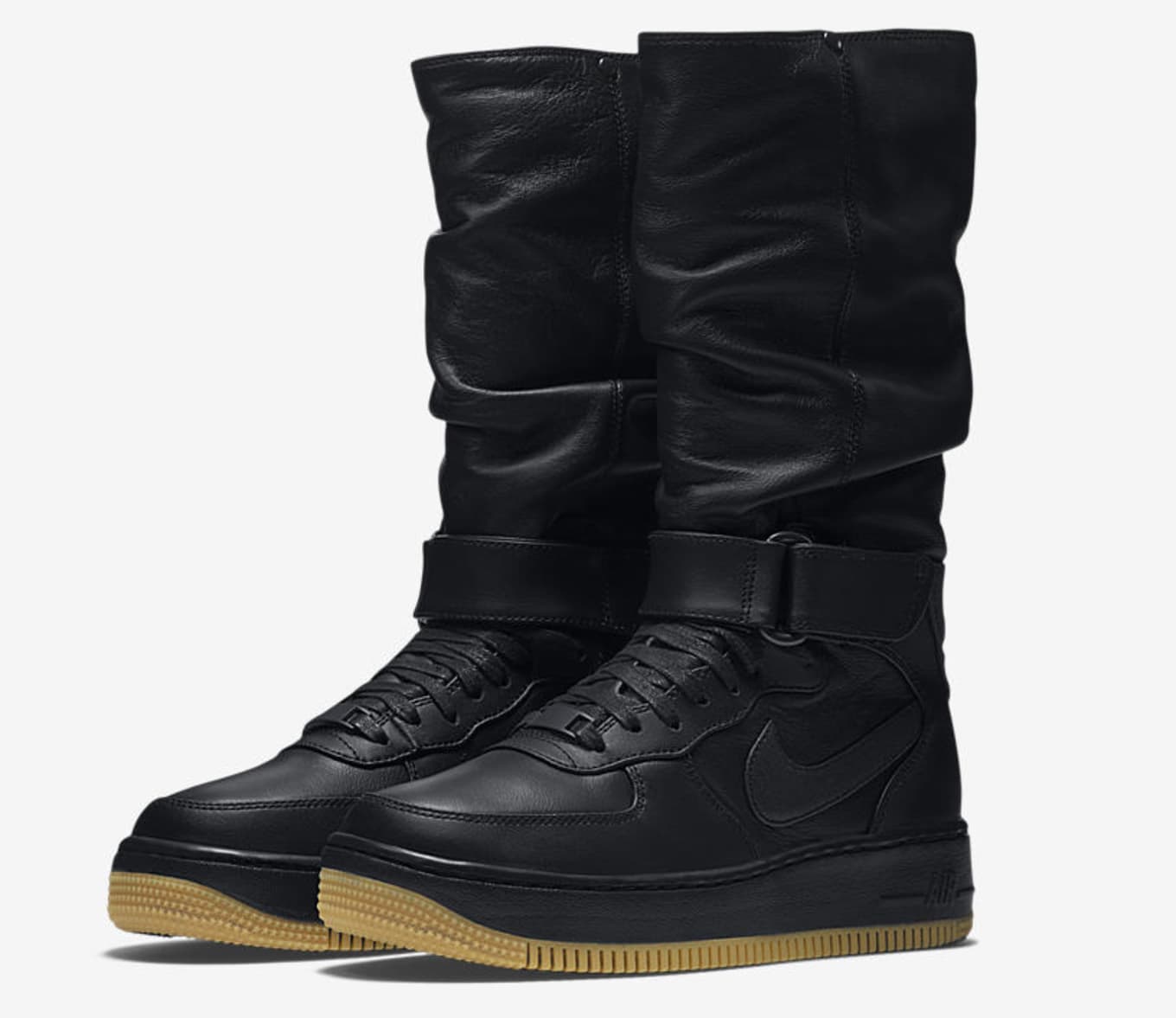 nike air force 1 black boots