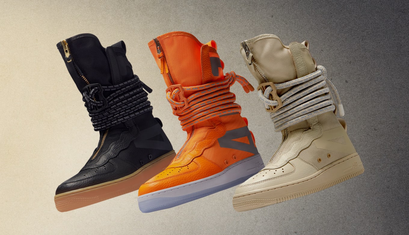 nike sf air force 1 high orange