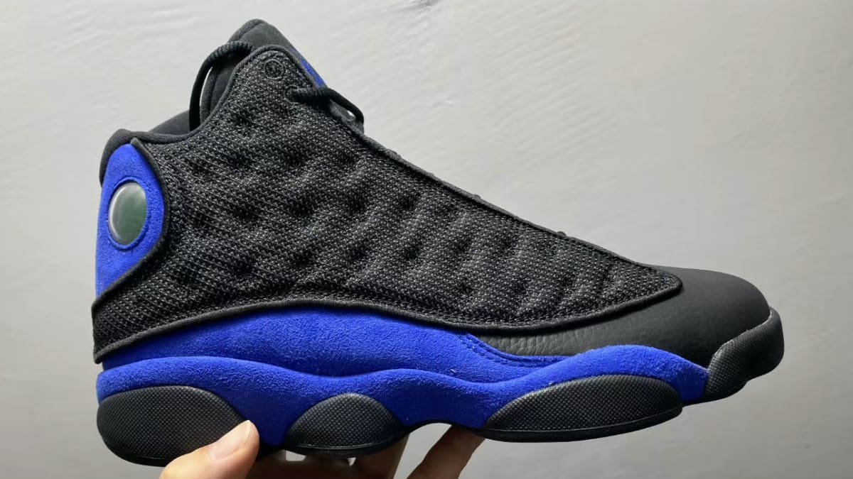 light blue and black 13s