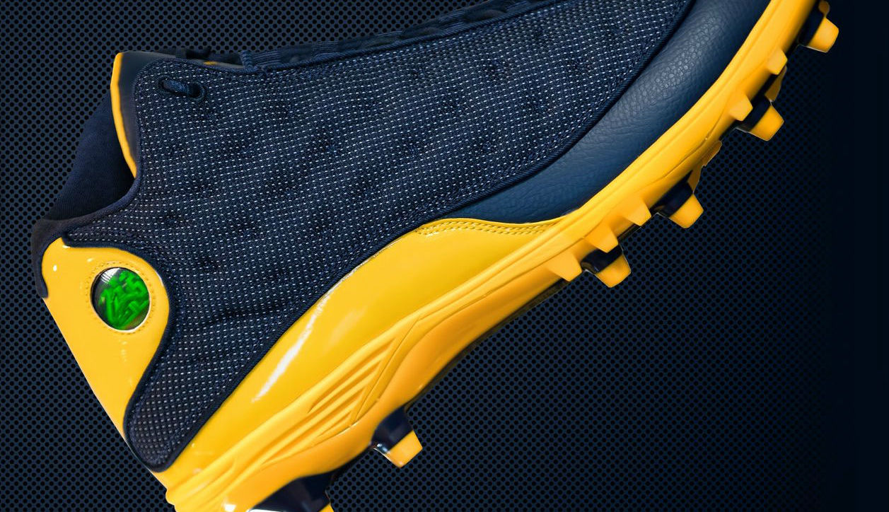 jordan 13 cleats football