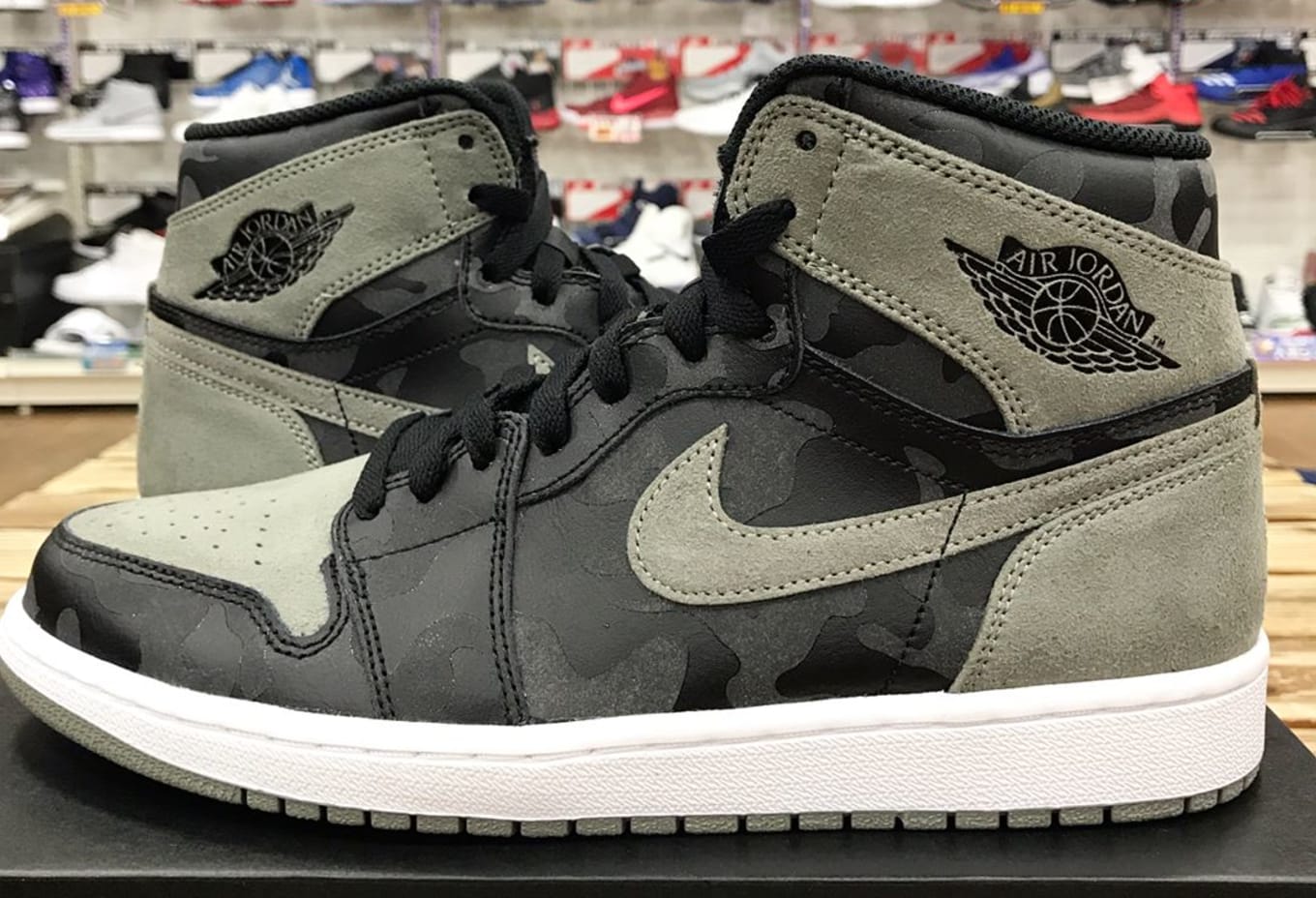 camo jordan 1s