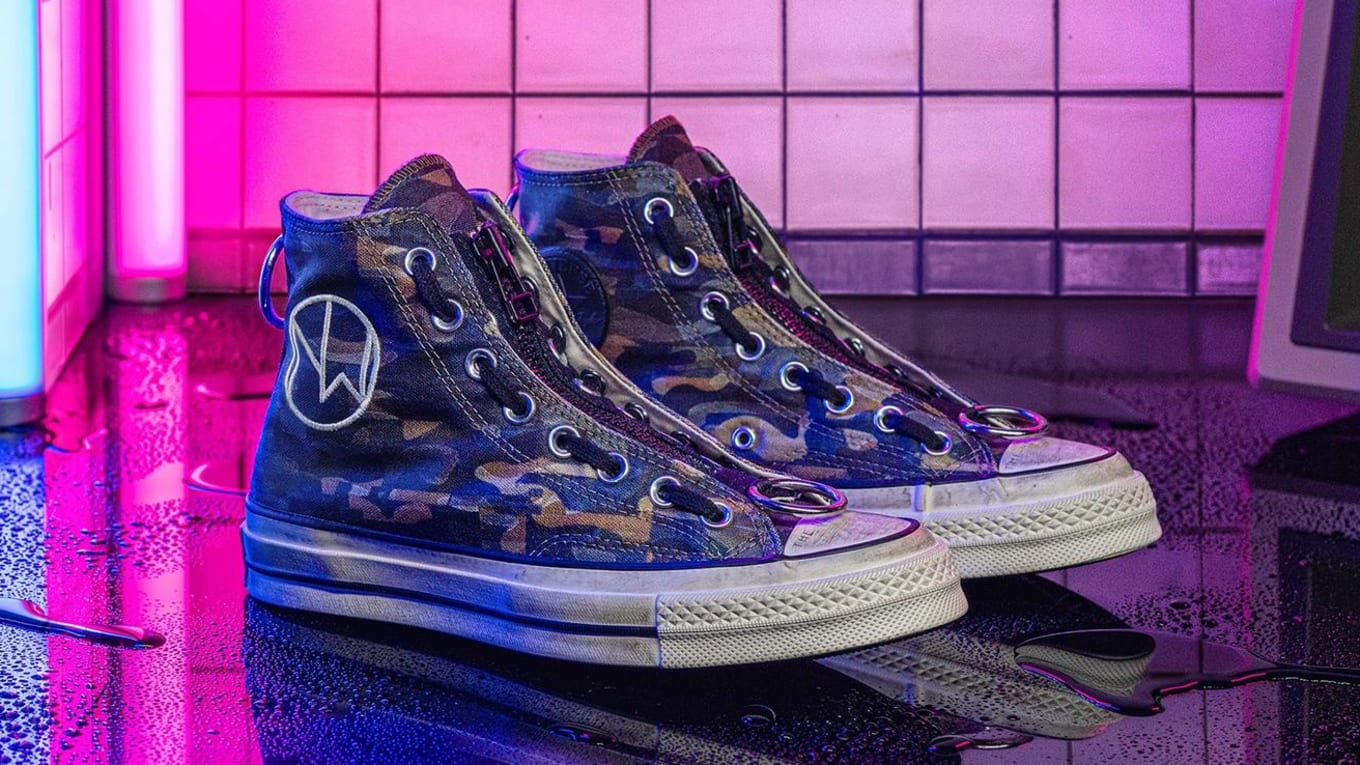 undercover converse on feet