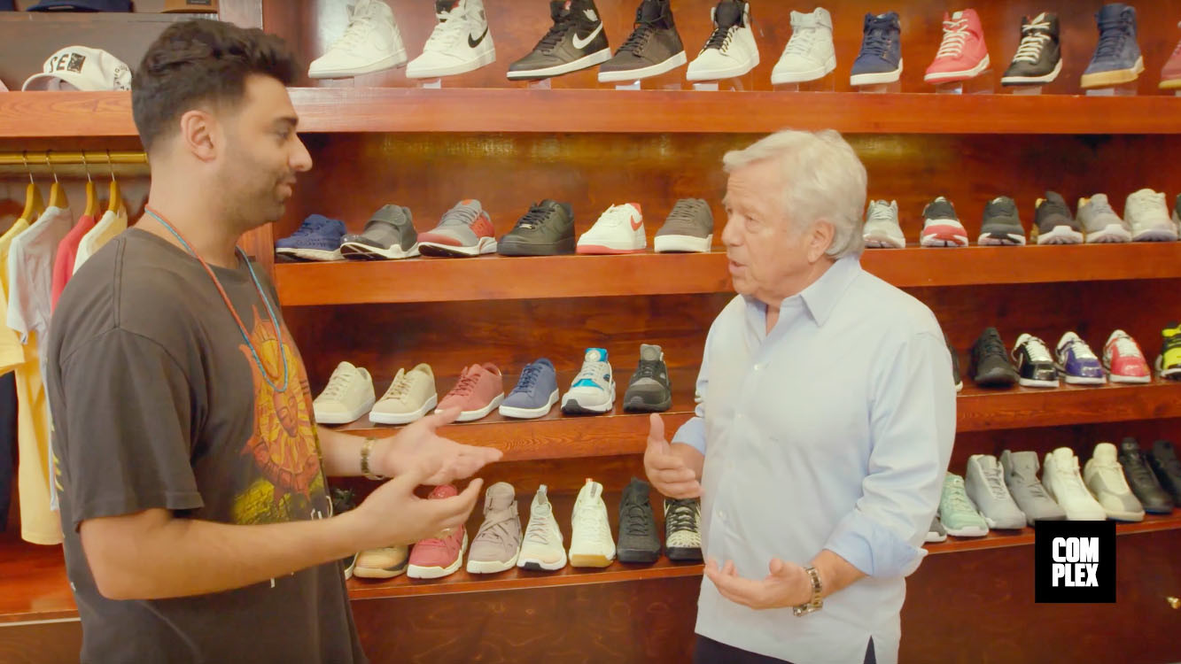 robert kraft sneakers