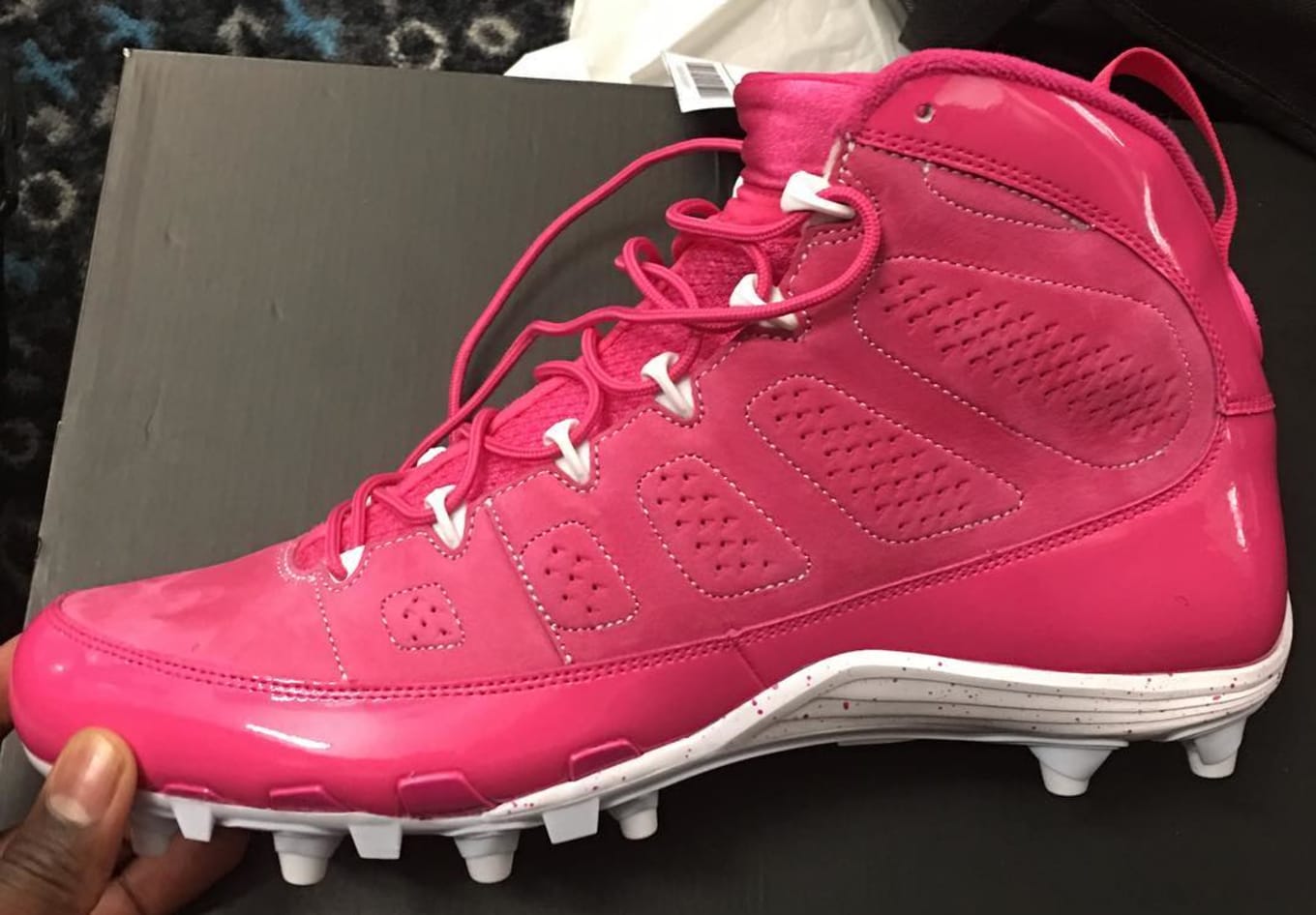 pink jordan 9