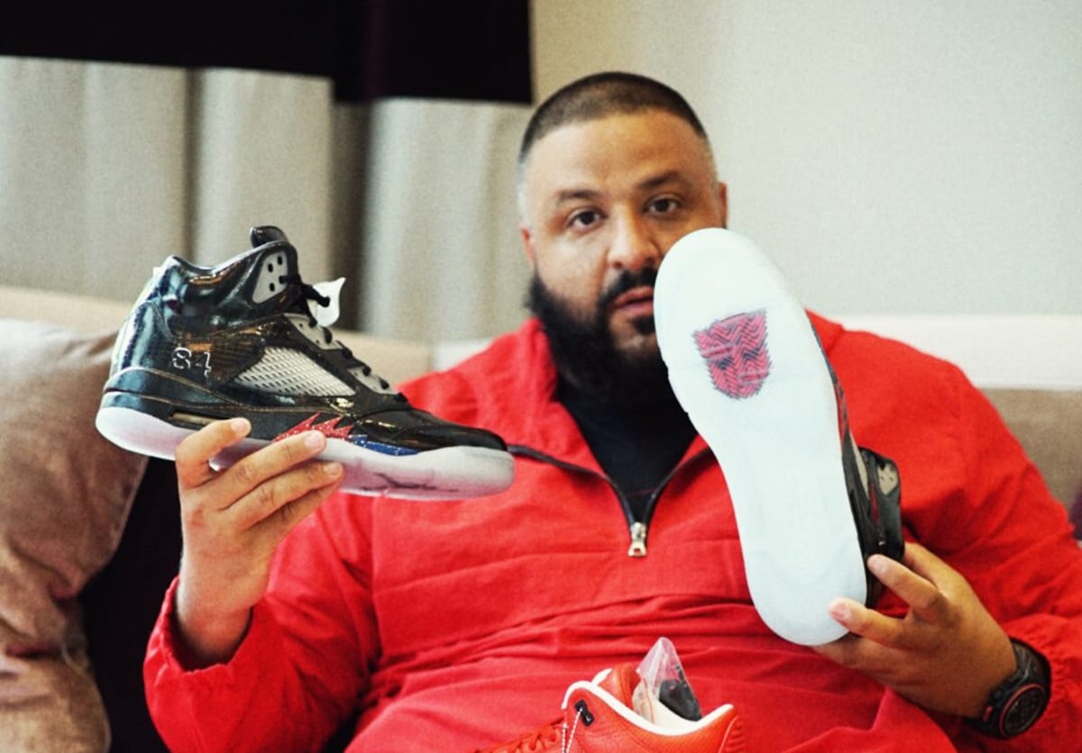 DJ Khaled Mark Wahlberg Transformers Air Jordan 5 | Sole Collector