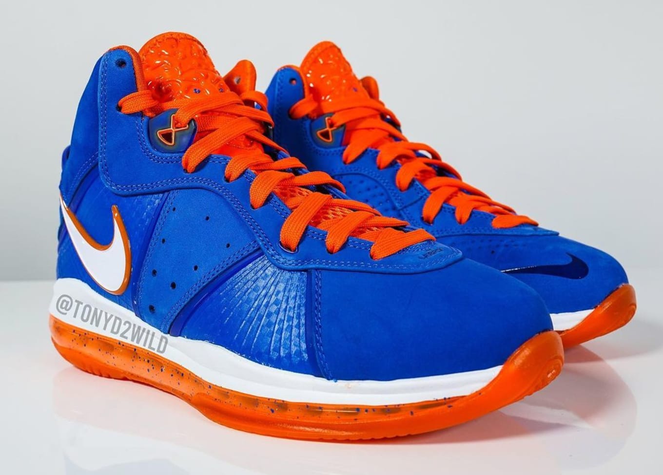 Nike lebron 8 orange clearance