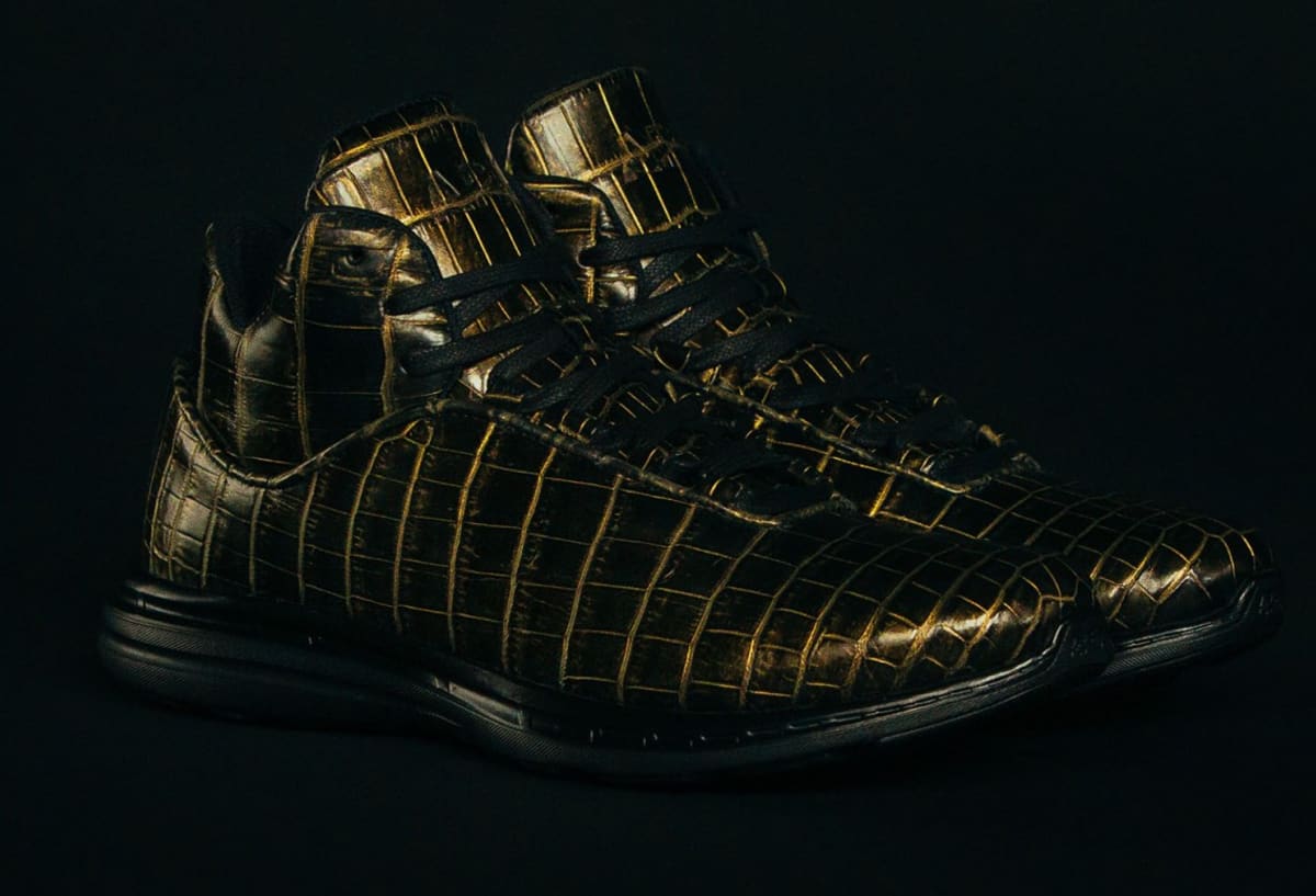 These 24K Gold Crocodile-Skin Sneakers Actually Cost $20,000 | Sole ...