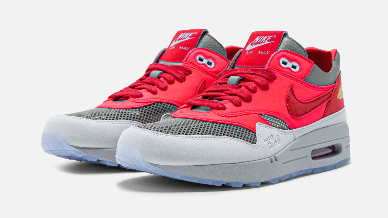 Clot x Nike Air Max 1 'K.O.D' -Solar Red Kanye West Release Date 