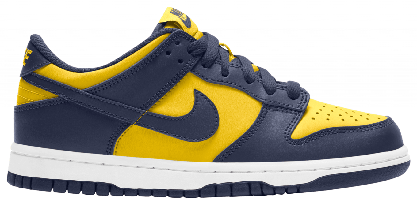 dunk low michigan