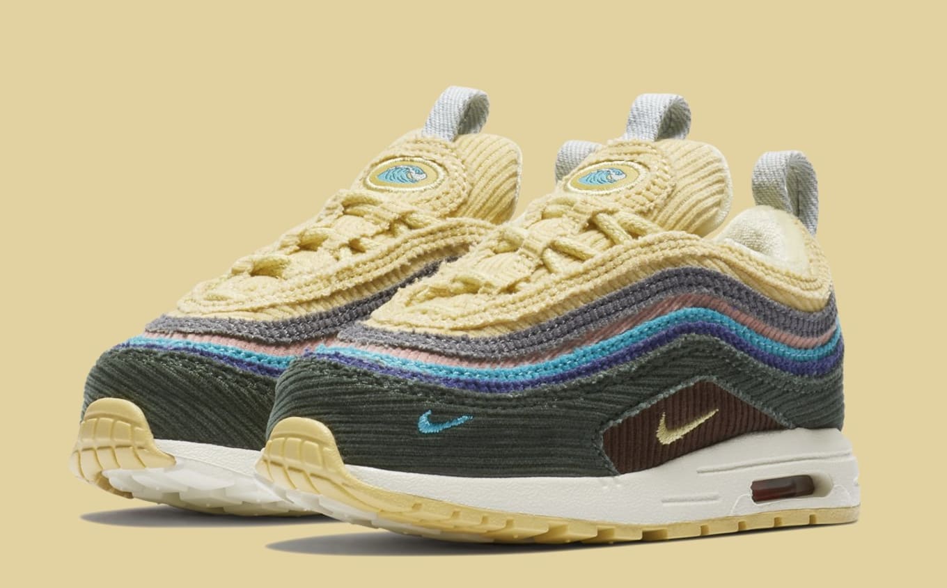 cake Confused teenager Sean Wotherspoon x Nike Air Max 1/97 Toddler 'Light Blue Fury/Lemon Wash'  BQ1670-400 Release Date | Sole Collector