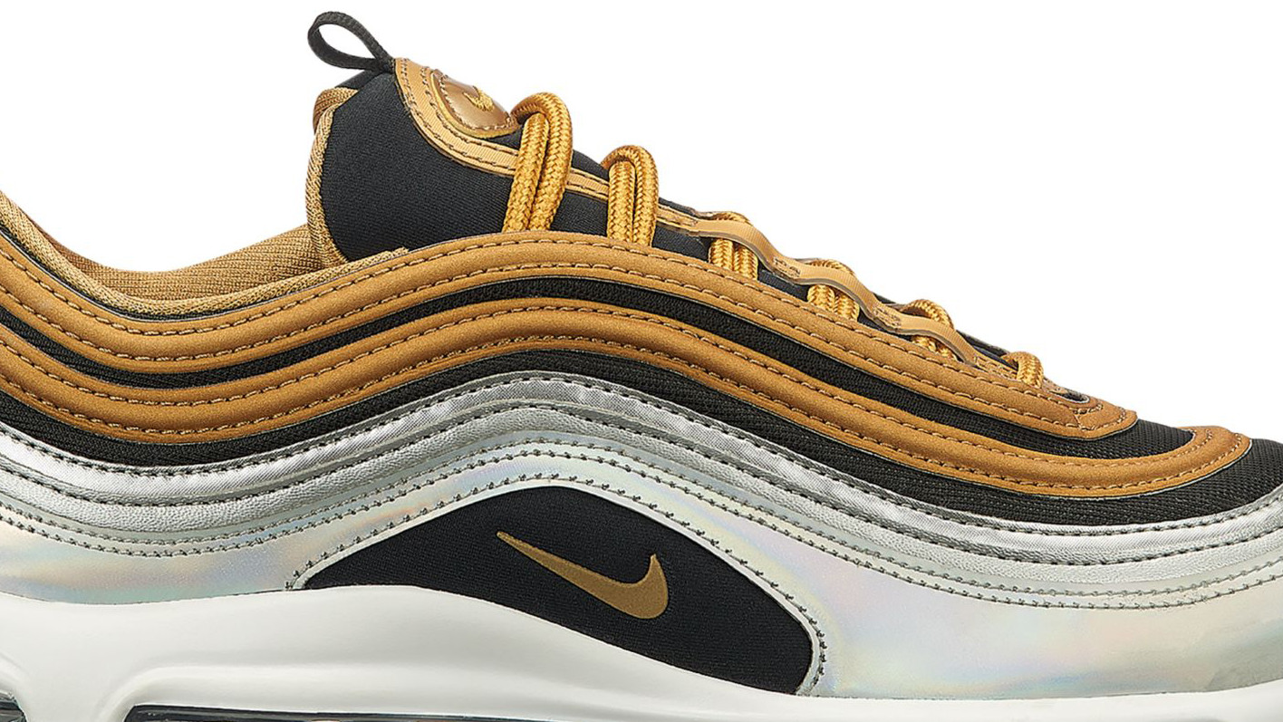 silver and gold air max 97