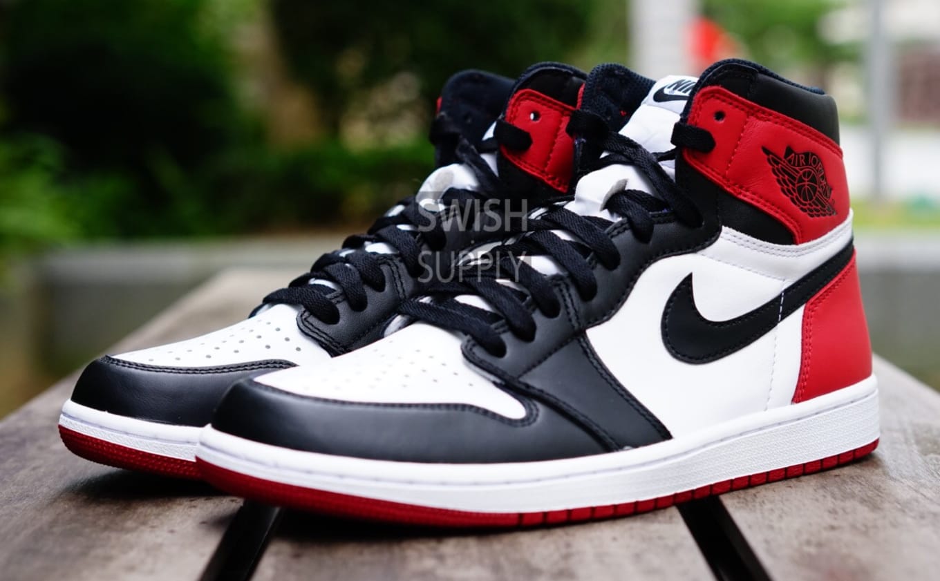 nike air jordan 1 high black toe