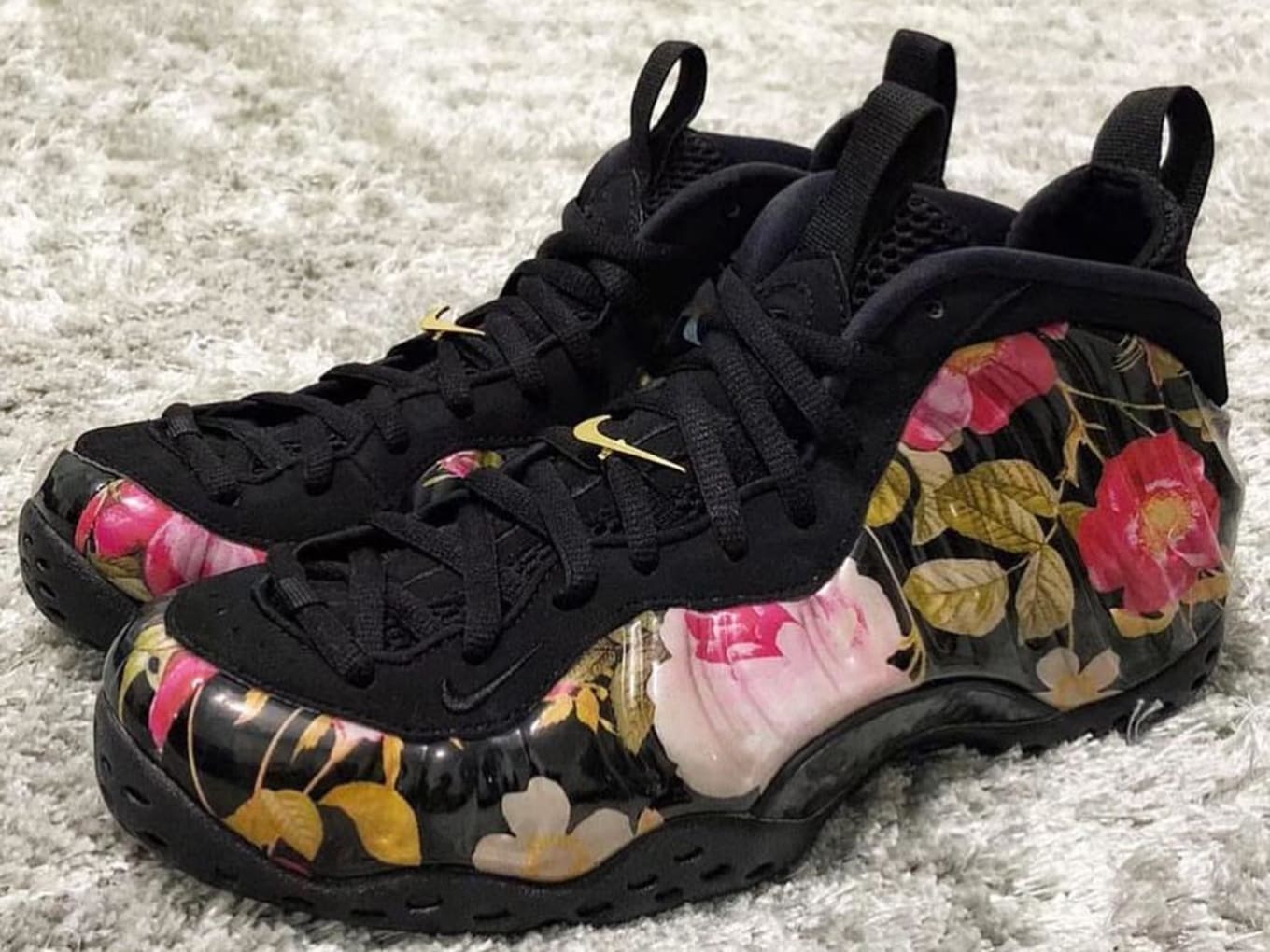 floral nike foamposites