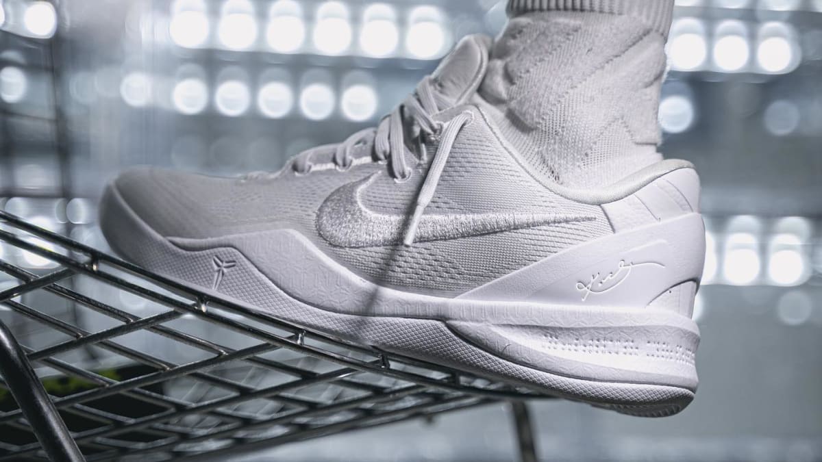 Nike Kobe 8 Protro Release Date 2023 'Triple White' FJ9364100 Sole
