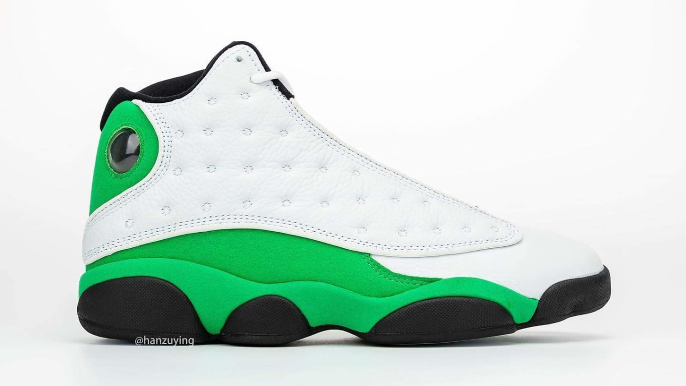 jordan 13 green and yellow