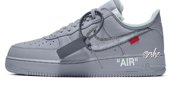 Off-White x Nike Air Force 'Grey' France-Exclusive Release Date | Sole