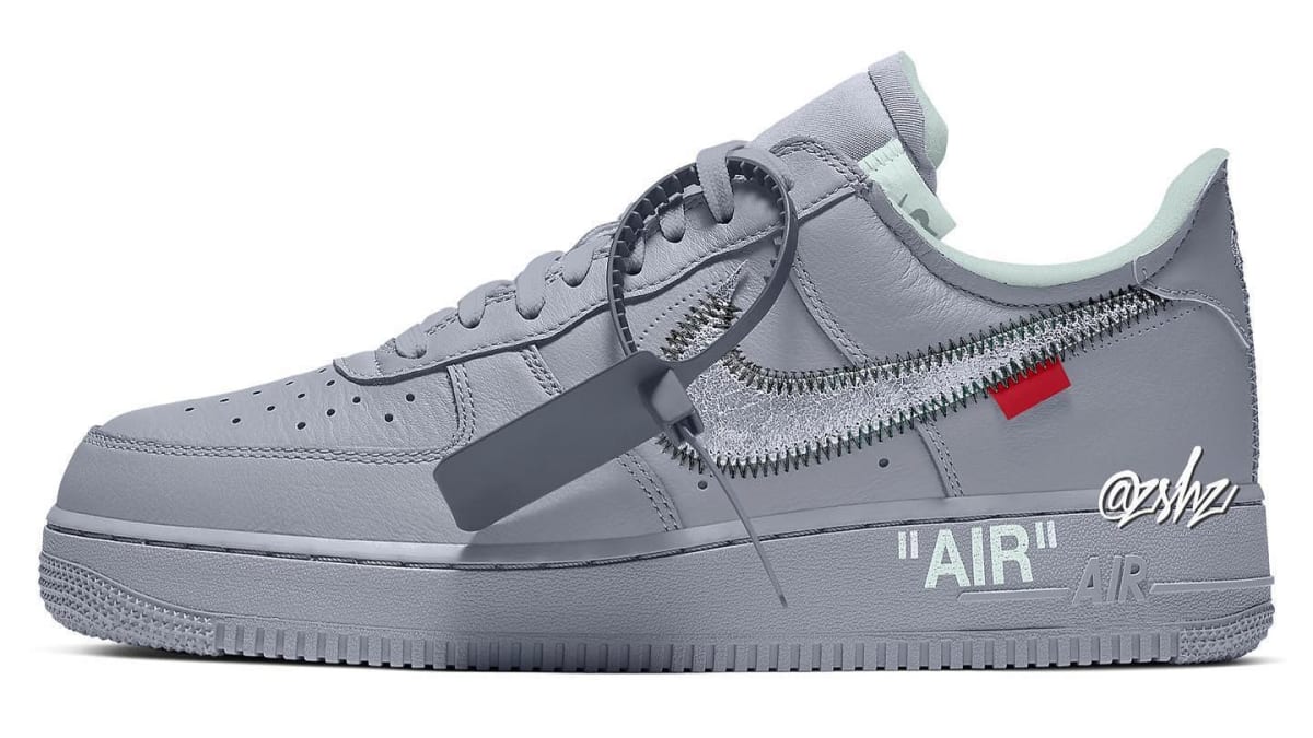 OffWhite x Nike Air Force 1 'Grey' FranceExclusive 2023 Release Date
