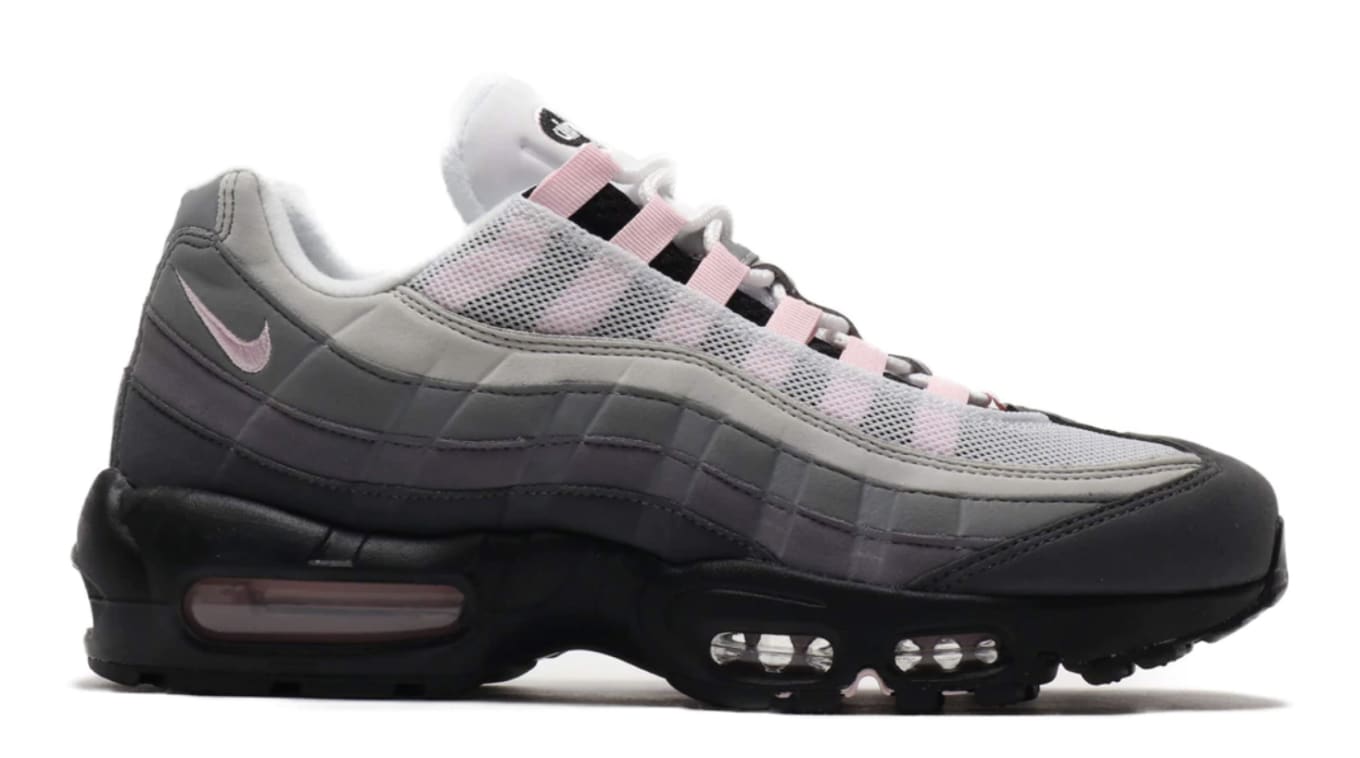 gray and pink air max