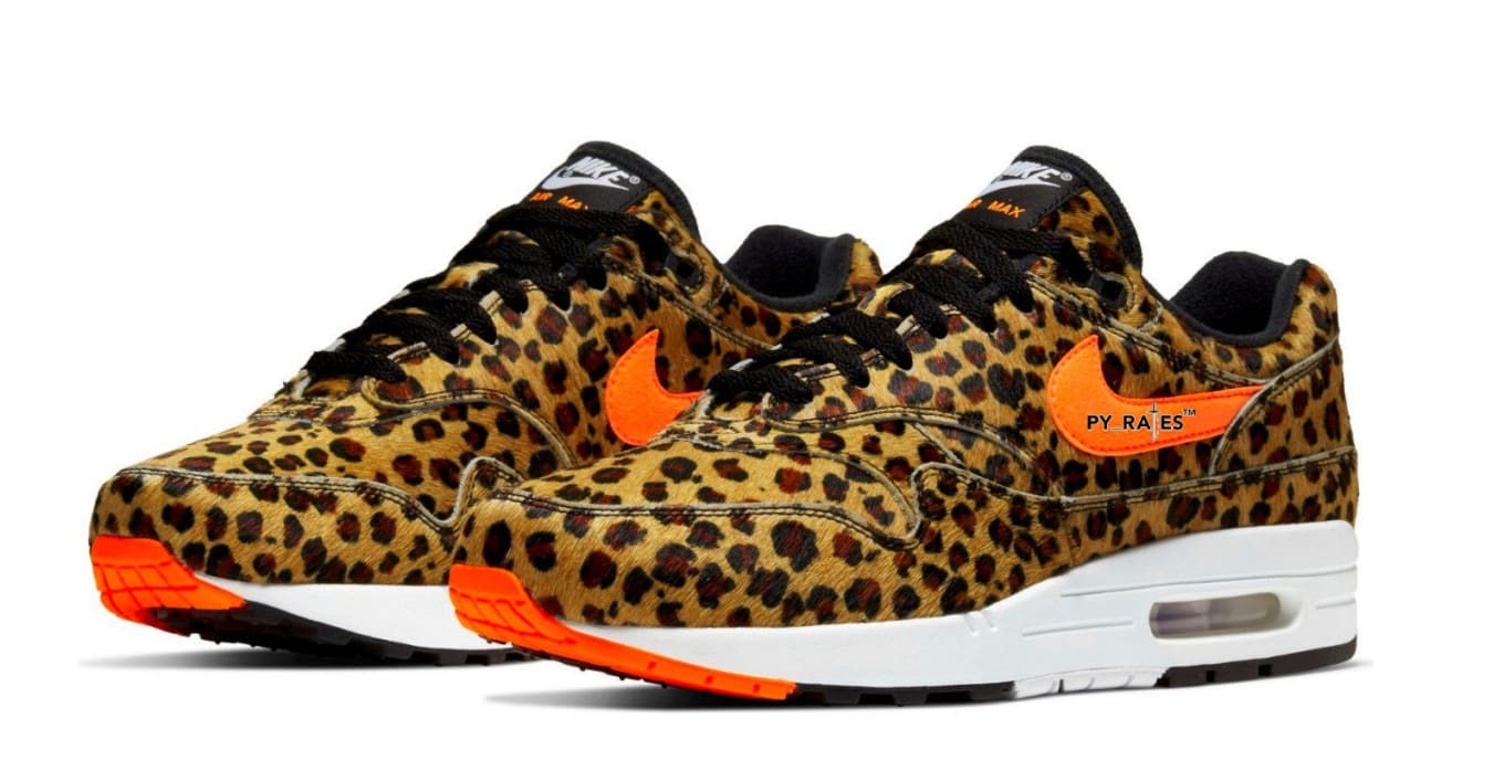 nike air max 1 animal print