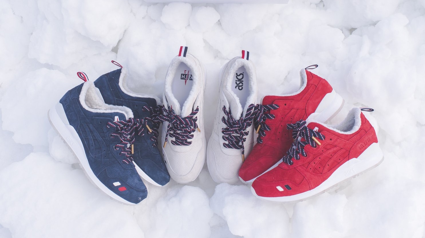 kith moncler asics red kith moncler asics red