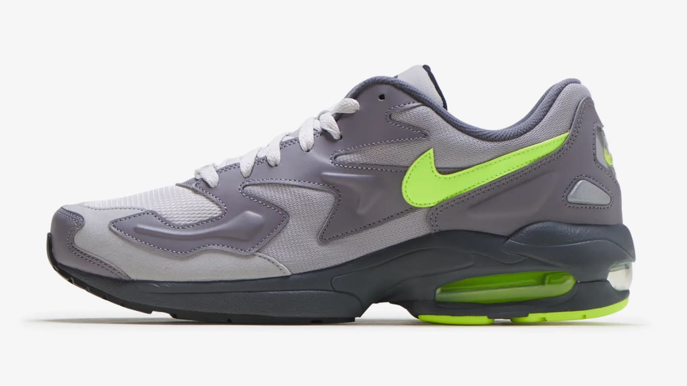 Nike Air Max2 Light Gunsmoke Volt Vast Grey Cj0547 001 Release Date Sole Collector