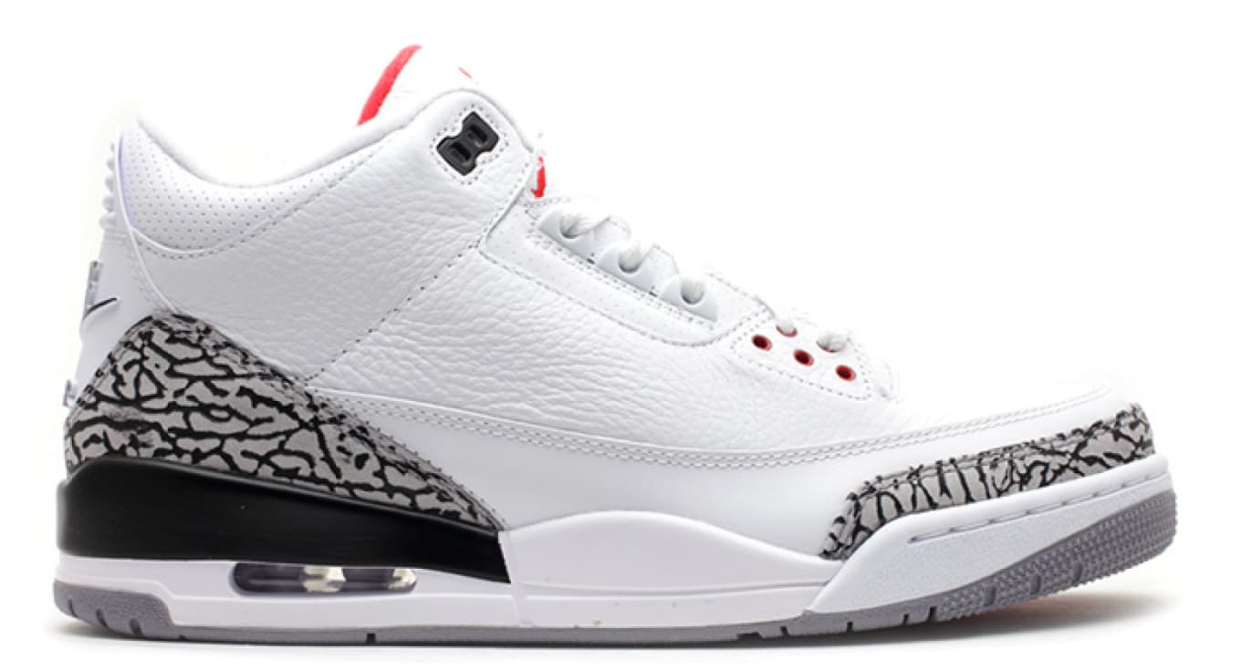 white red 3s