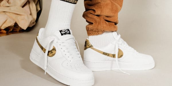 white air force 1 with design