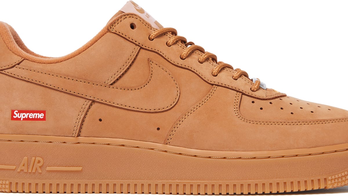 Supreme x Nike Air Force 1 Low 'Flax' Release Date