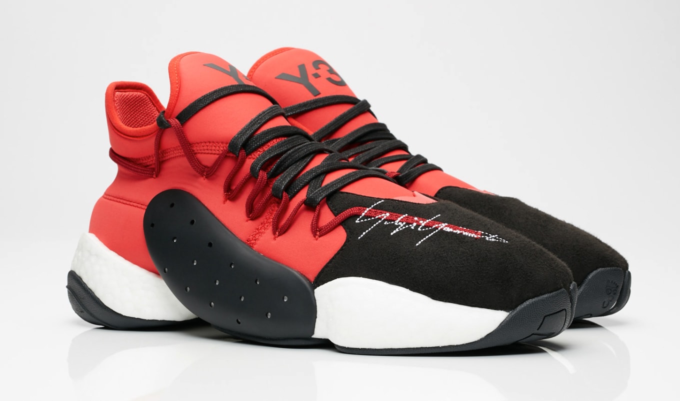 red y3 sneakers