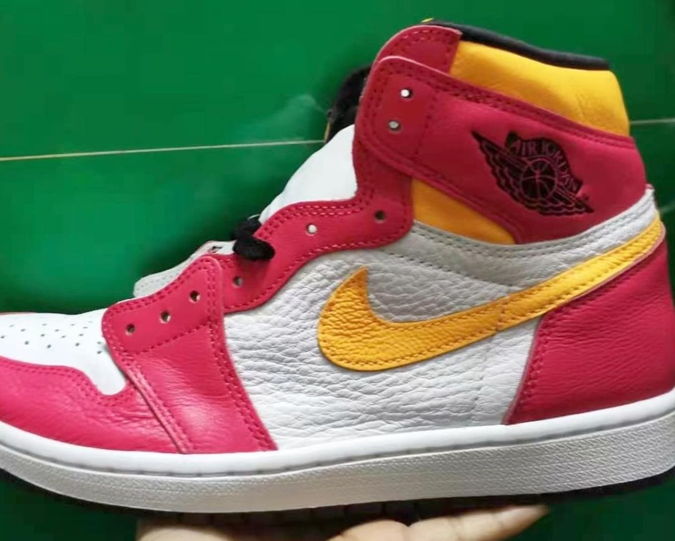 jordan 1 red yellow