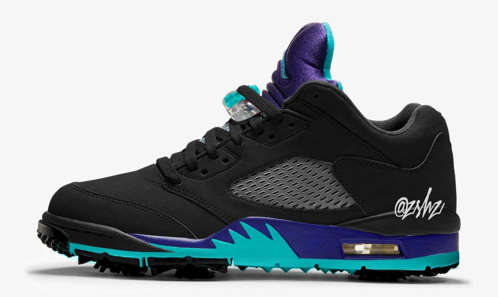 Air Jordan 5 &quot;Black Grape&quot; To Receive The Golf Shoe Treatment: Details