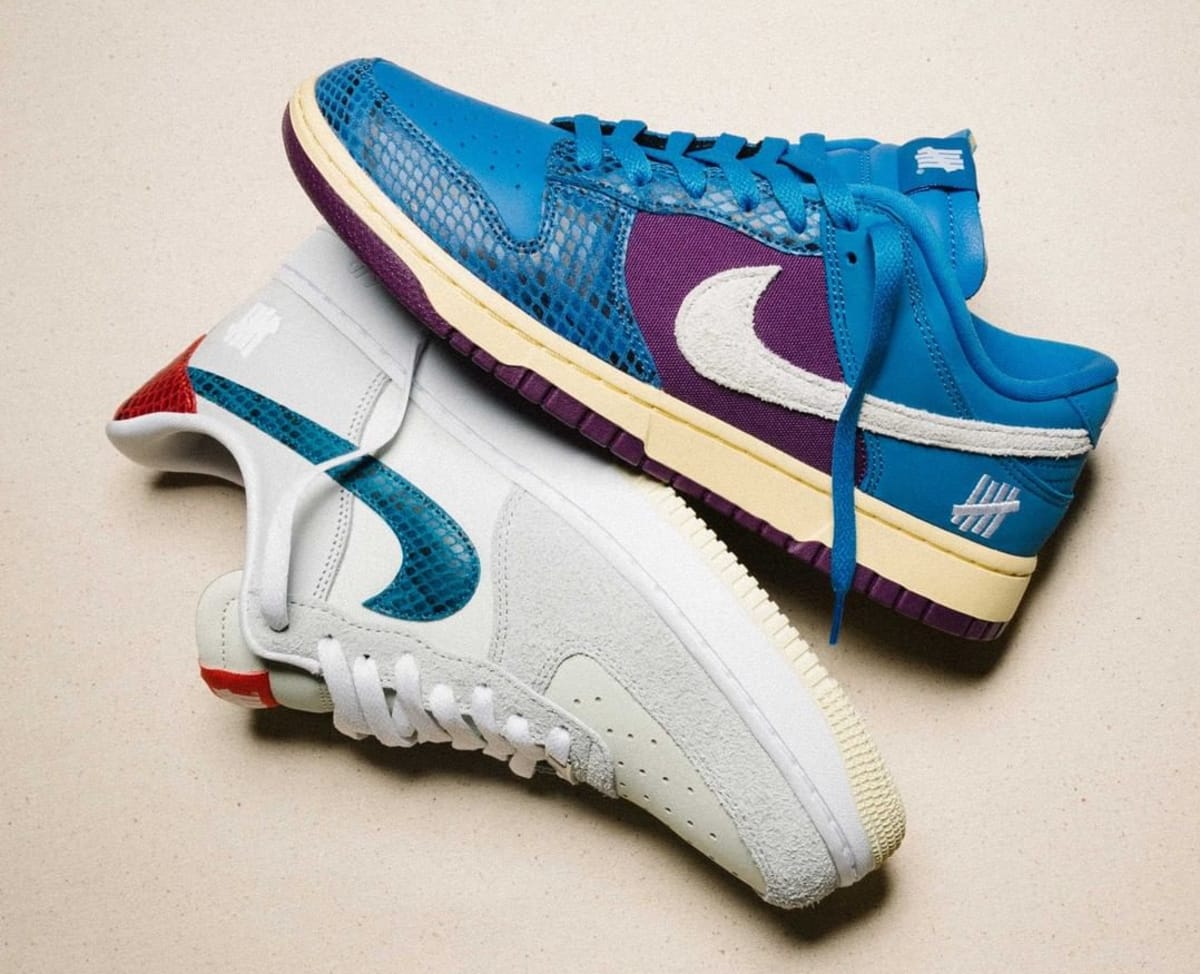 undefeated 5 on it dunk on feet