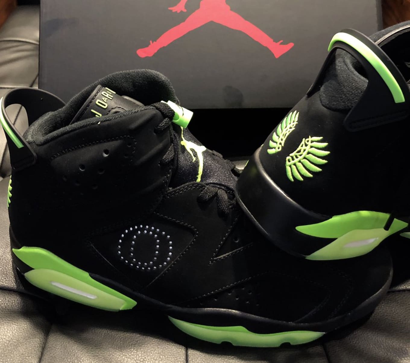 jordan 6 neon green