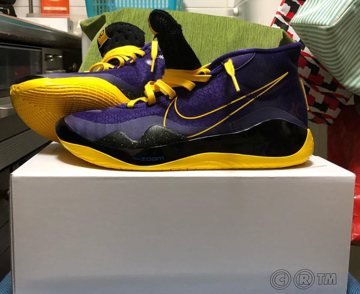 Nike By You KD 12 Lakers Nike KD 12 By You Designs Sole Collector