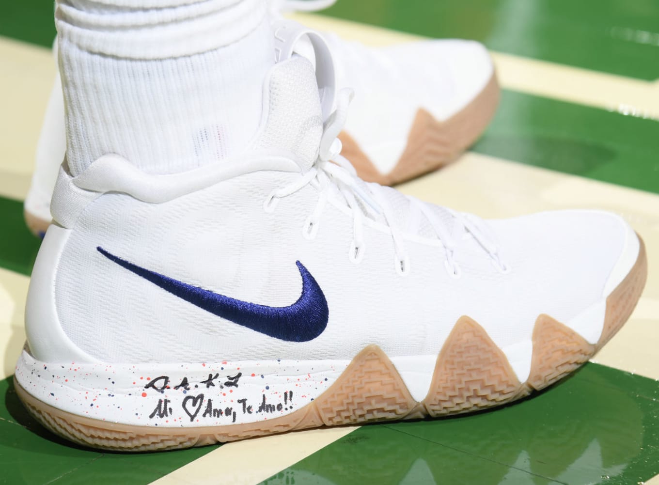 Kyrie 4 mamba mentality on feet shop