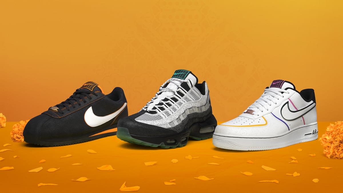 nike dia de los muertos af1