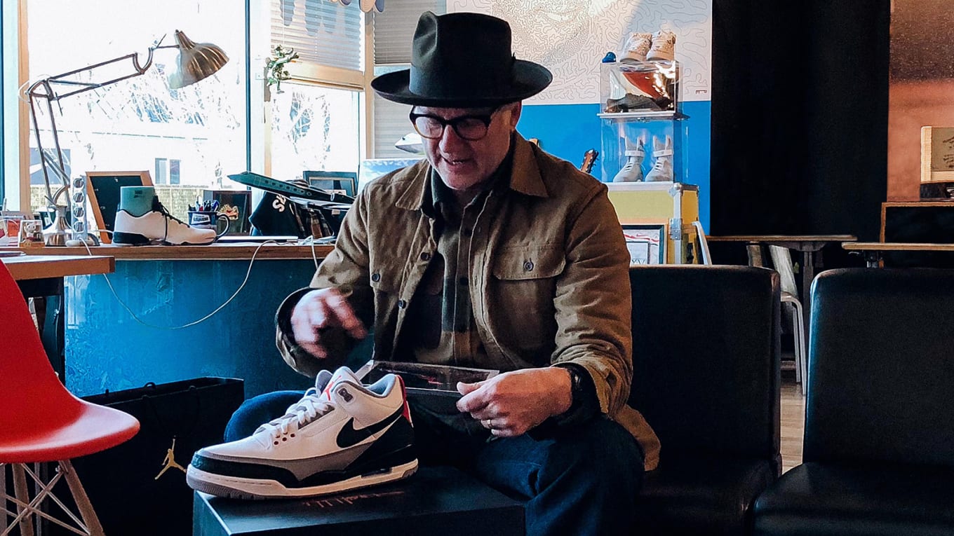 jordan 3 tinker hatfield on feet